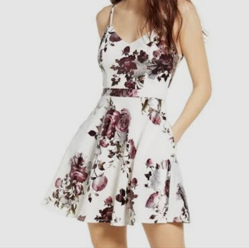 Speechless Lace-Accented Dress. Size 5